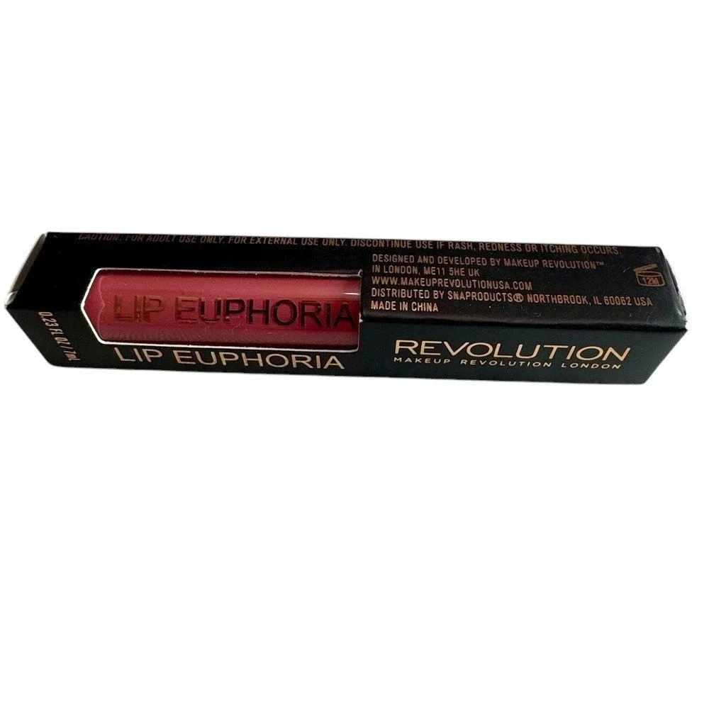 Makeup Revolution Lip Euphoria Liquid Lipstick‎ - Mauve Pink Lip Color Skincare